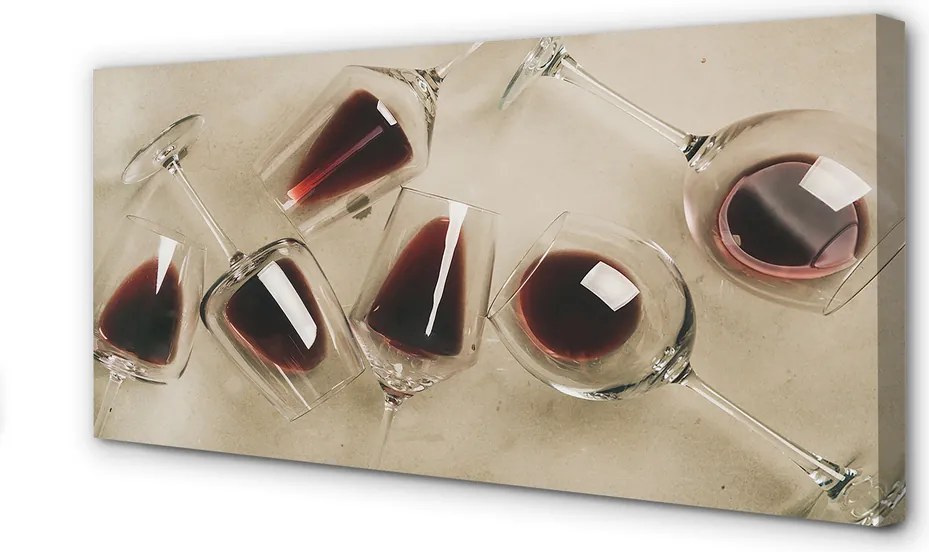 Zdjęcie na płótnie Kryształowe Kieliszki Do Wina