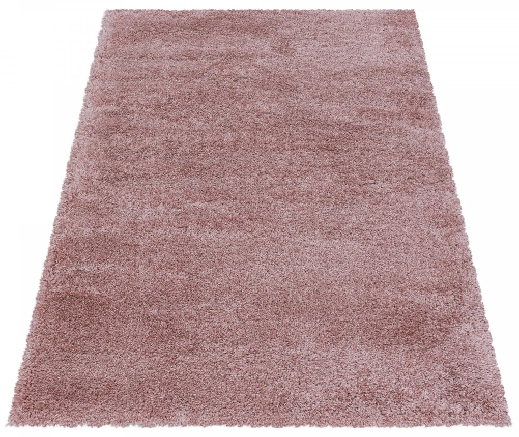 Dywan shaggy Fluffy Super Soft różowy 280 cm x 370 cm