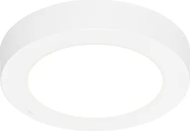 Zestaw 6 reflektorów wpuszczanych lub natynkowych białych 14 cm z diodami LED z 3-stopniową funkcją ściemniania do ciepłego światła z przełącznikiem DIP - Trans