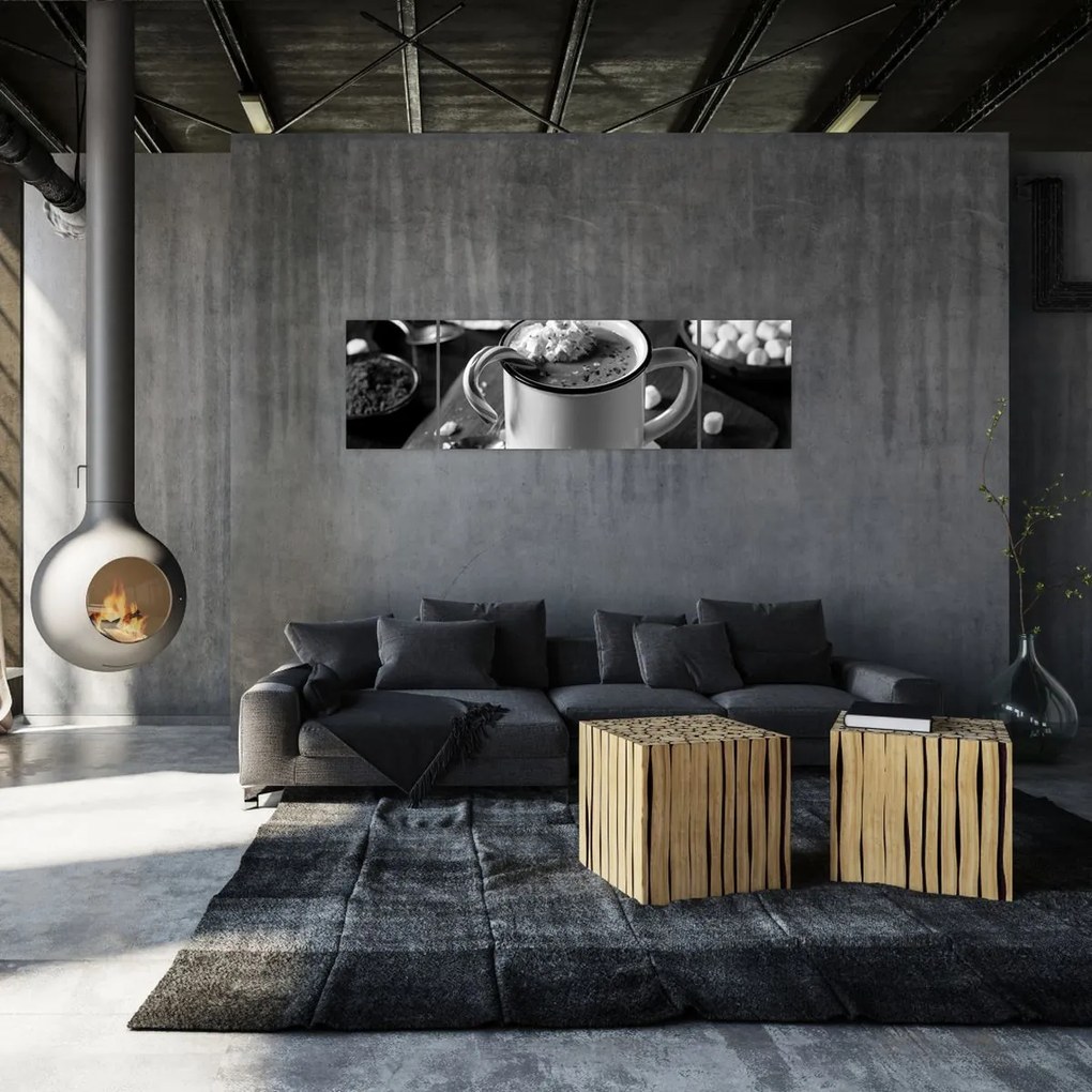 Obraz - Świąteczna gorąca czekolada (170x50 cm)