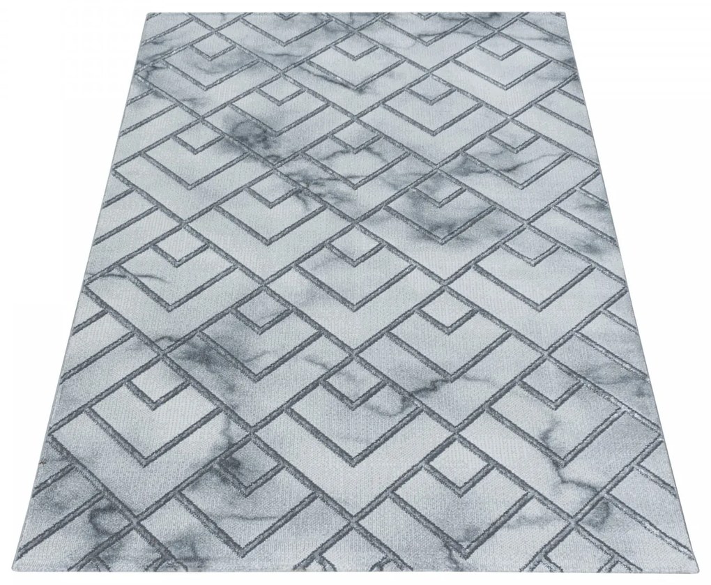 dywan ekskluzywny Naxos mozaika szary 160 cm x 230 cm
