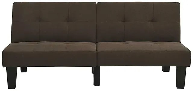 Rozkładana ciemnobrązowa sofa - Iluna 3X