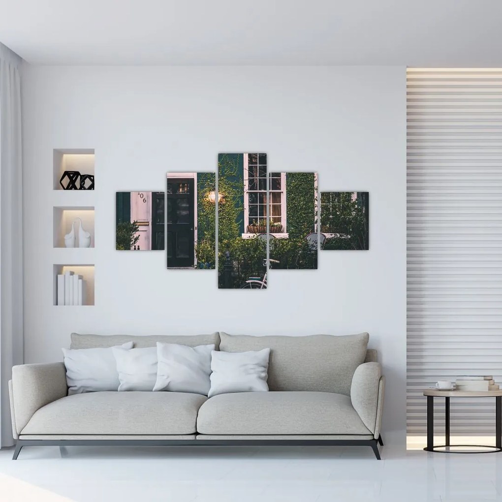 Obraz - W domu z przejażdżki (125x70 cm)