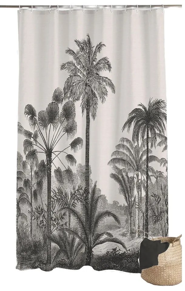 Zasłona prysznicowa 180x200 cm Cocoty – douceur d'intérieur