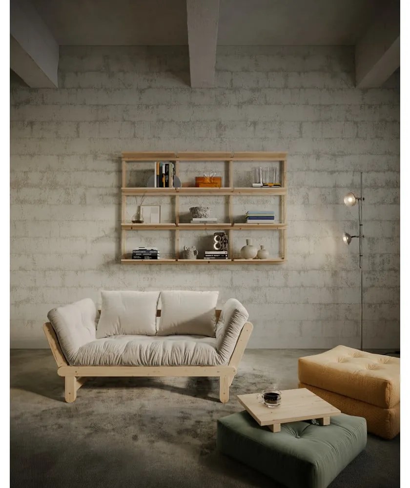 Sofa rozkładana Karup Design Beat Natural Clear/Grey