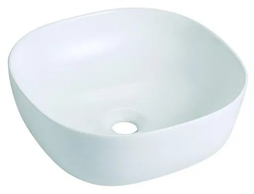 Bathco 4071 - Umywalka nablatowa OLEA 41x41 cm porcelana/biała