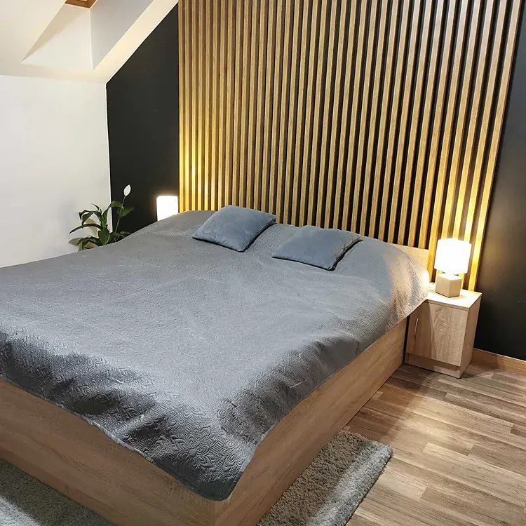 Akustyczne panele lamelowe 2 szt. złoty T5-P79