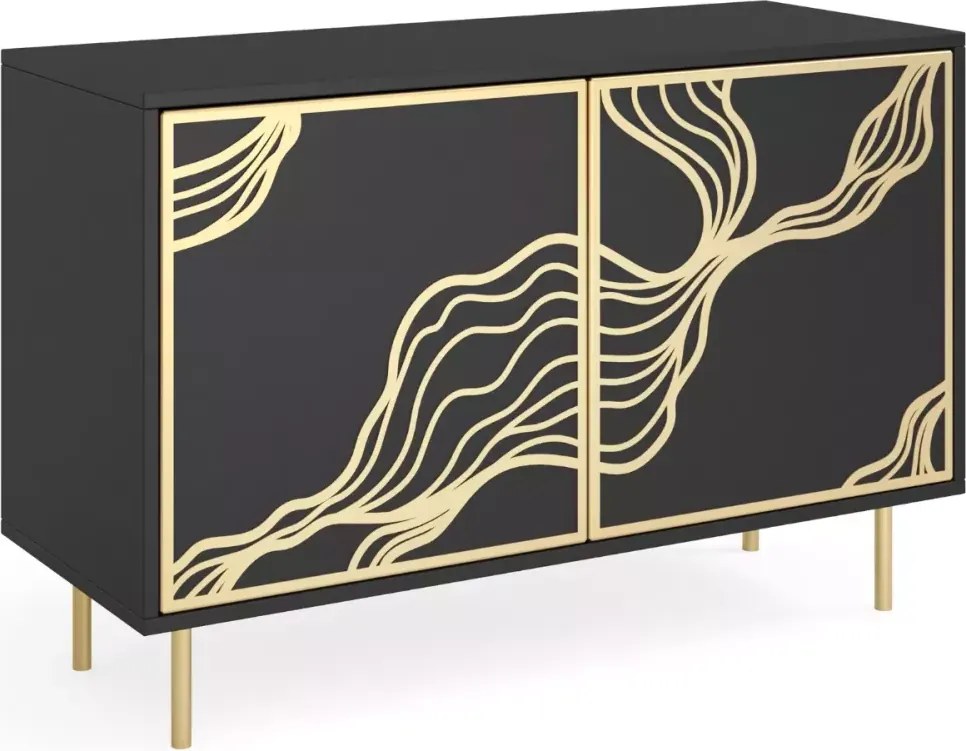 Komoda Gambia 110 cm – nowoczesna, elegancka, glamour