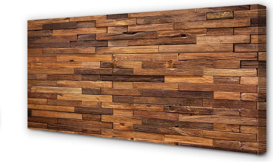 Zdjęcie na płótnie Kompozycja Drewnianych Paneli