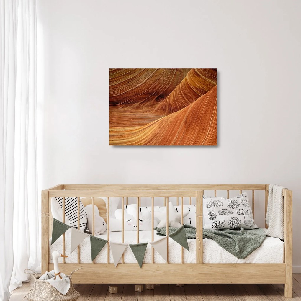 Obraz na szkle - Czerwony piasek (70x50 cm)