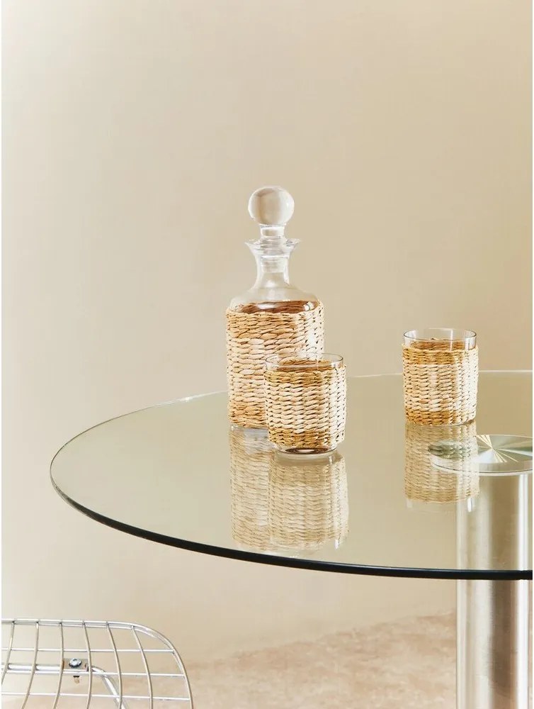 Okrągły stół ze szklanym blatem ø 90 cm Metropolitan – Premier Housewares