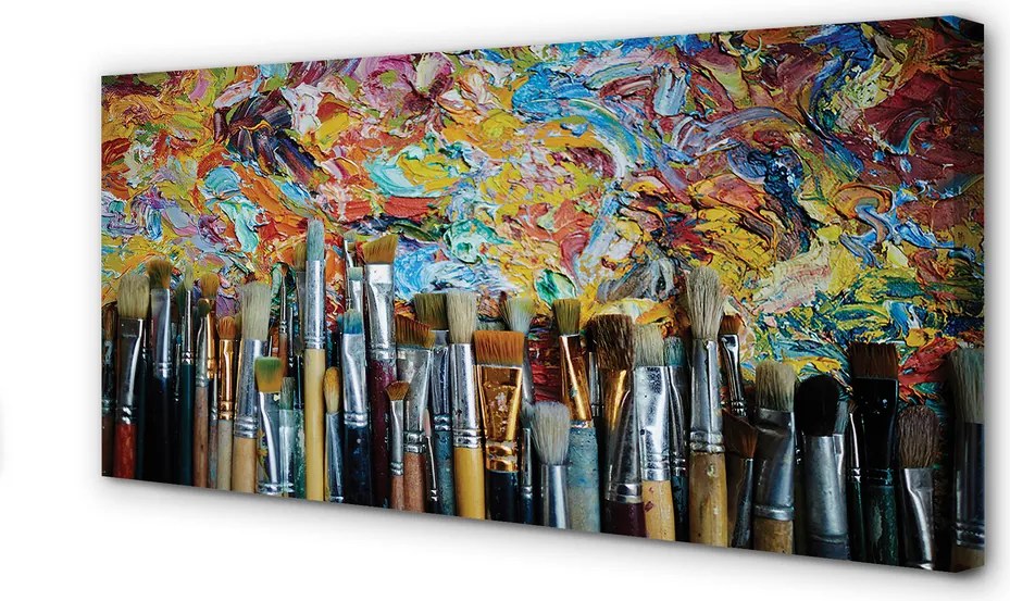 Obraz na płótnie Pędzle i Mazy