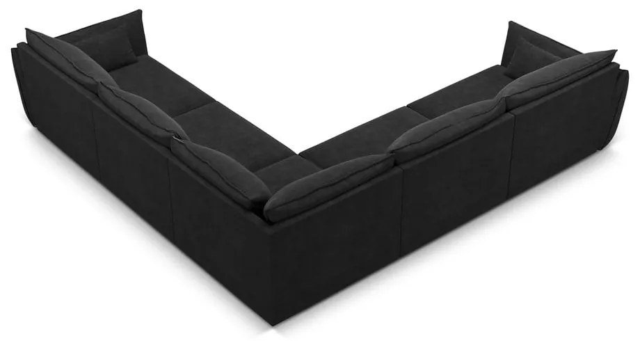 Ciemnoszary narożnik (róg zmienny) Vanda – Mazzini Sofas
