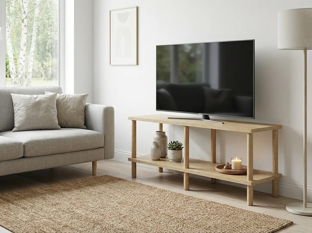 Szafka RTV SOLE 120 cm, dąb sonoma