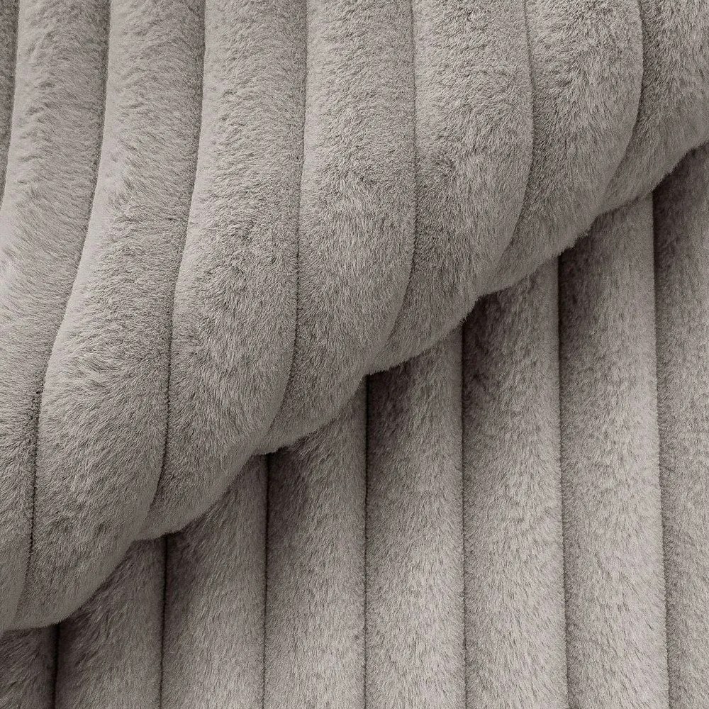 Jasnoszary sztruksowy narożnik (lewostronny/w kształcie litery U) Justin – Ropez