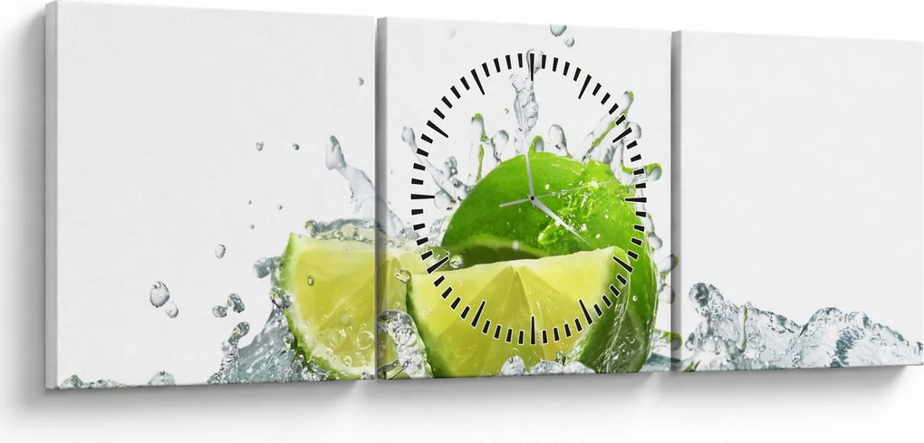 Obraz - Limes (z zegarem) (90x30 cm)
