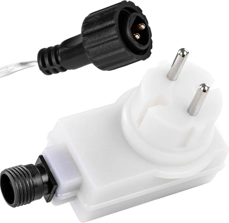 Świąteczne oświetlenie 10m ,100 LED, zimne białe, kabel ziel