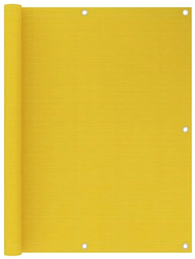 Żółty parawan ogrodowy na balkon S2-R85