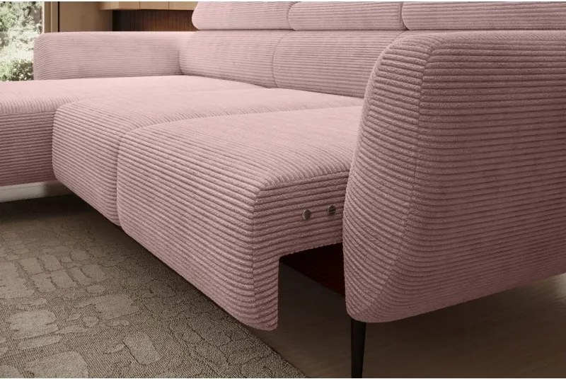 Narożnik ALISSON S/MINI z elektryczną regulacją siedziska WERSAL