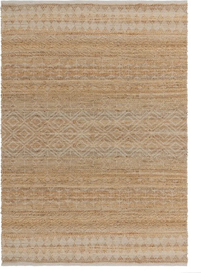 Dywan z mieszanki juty tkany ręcznie w naturalnym kolorze 120x170 cm Asher Natural – Asiatic Carpets