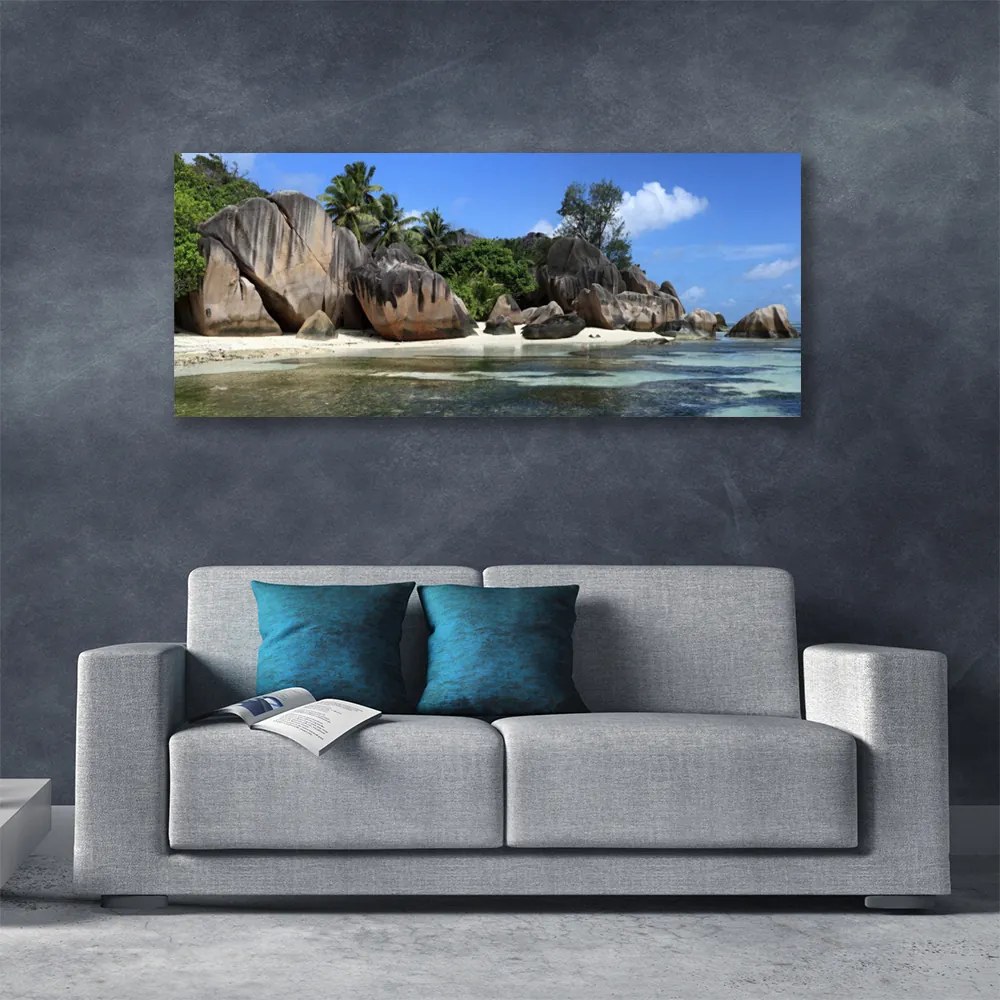 Obraz drukowany na płótnie Samotna Skała w Tonii