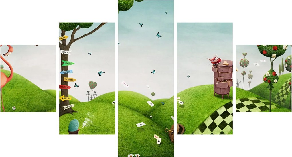 Obraz wspaniałego krajobrazu (125x70 cm)