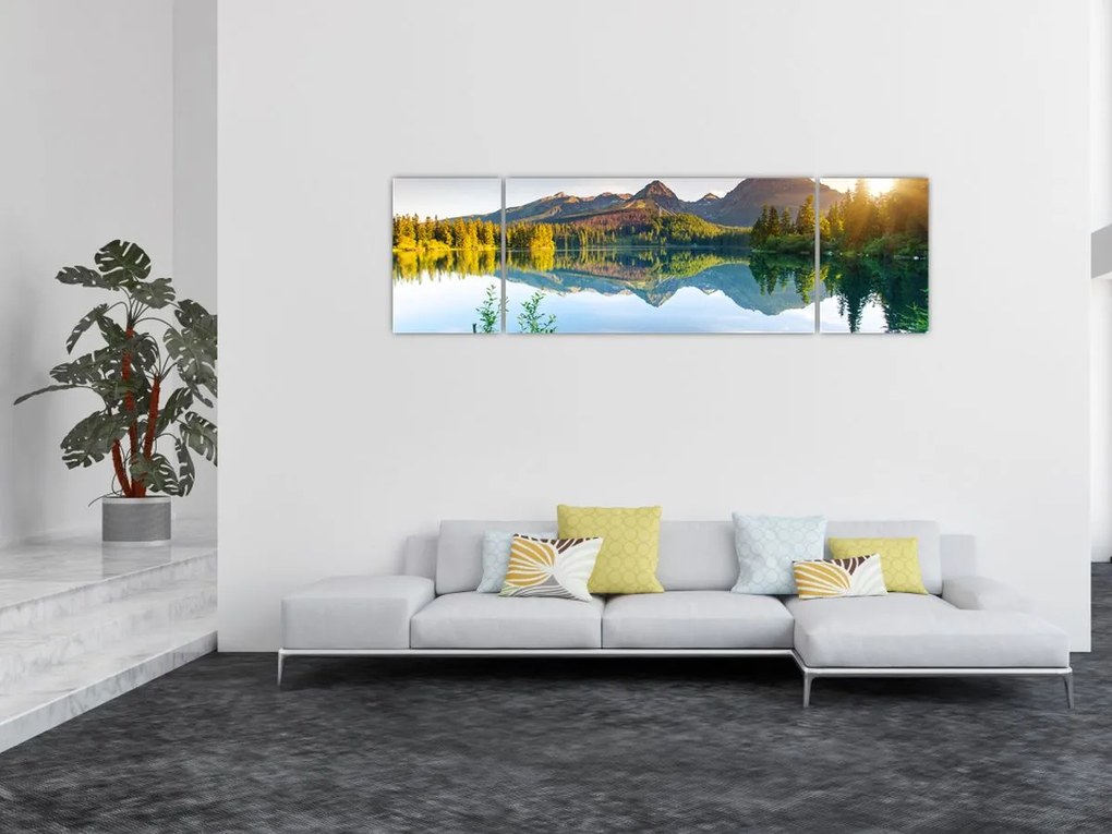 Obraz - Jezioro (170x50 cm)