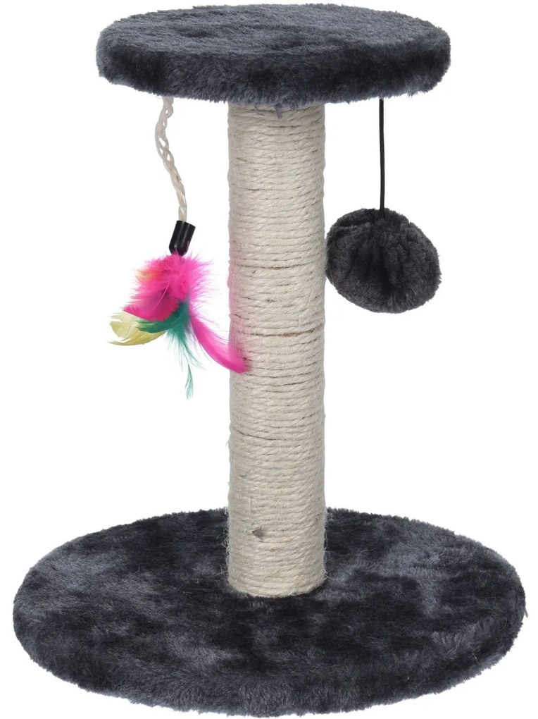 Zabawka dla kota z pomponikiem i piórkiem, Ø 16 x 30 cm