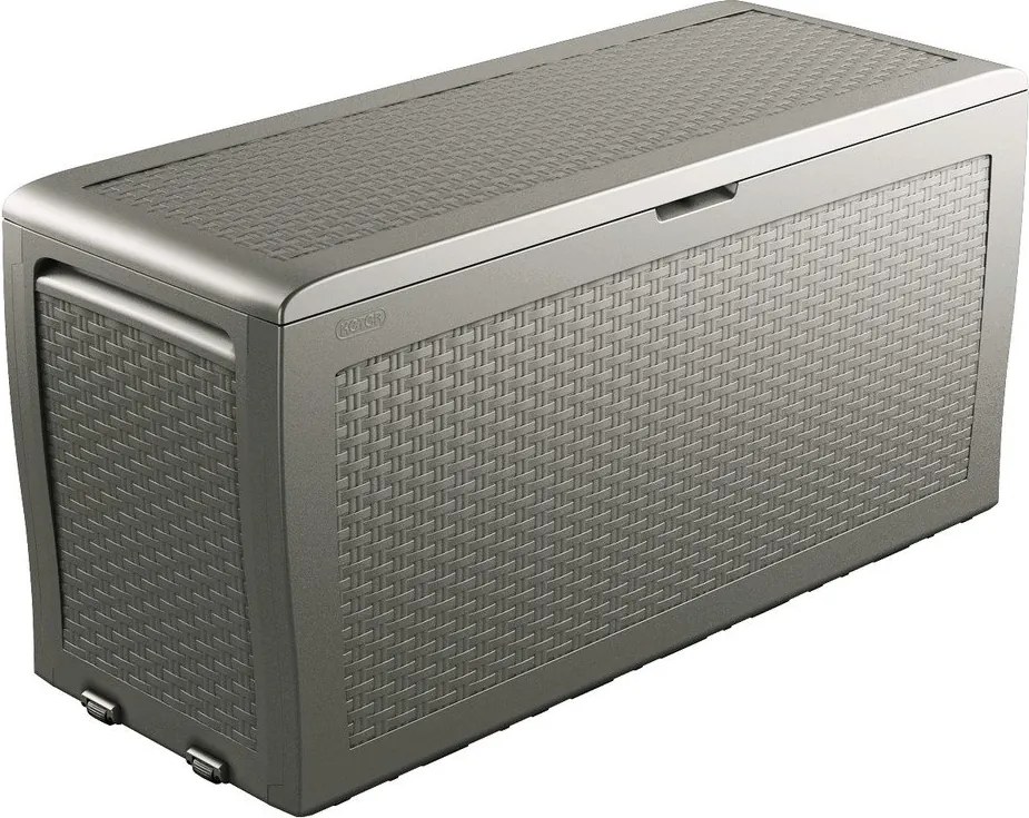 Jasnobrązowa plastikowa skrzynia ogrodowa Samoa – Keter