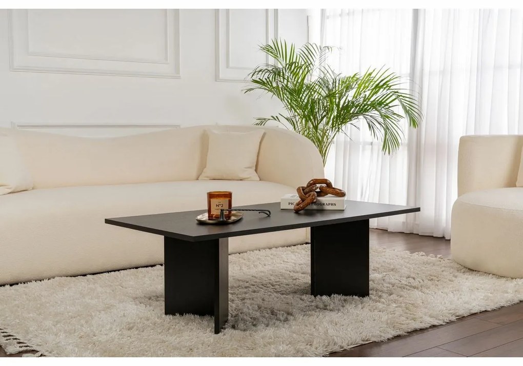 Stolik konferencyjny Sabin Wood Black