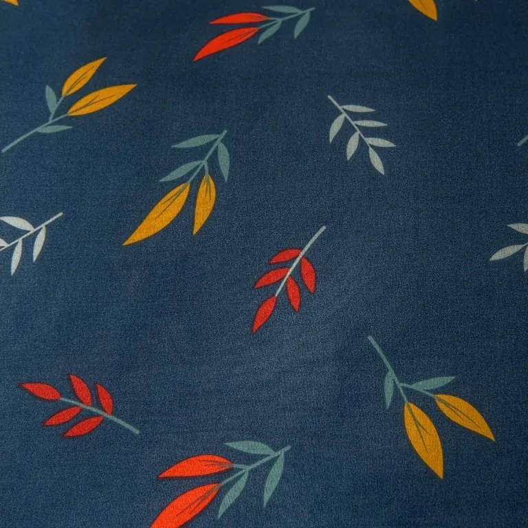 Poszewka na poduszkę z mikrofibry VELIORA 70x90 cm, niebieska