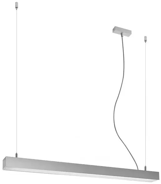 Srebrna lampa wisząca LED liniowa 4000 K - 26X EX620 F0-N93