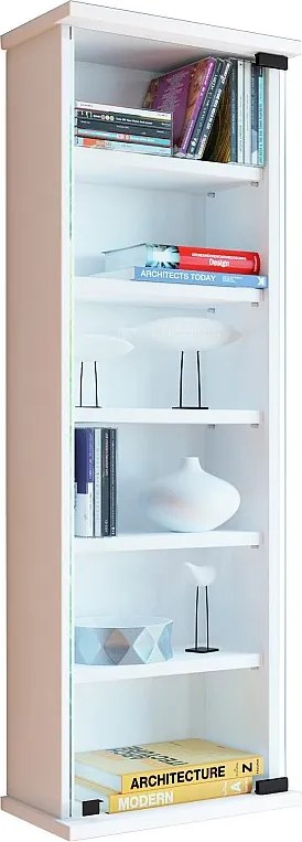 CD DVD Wall Shelf Szafka Loposa Drzwi szklane