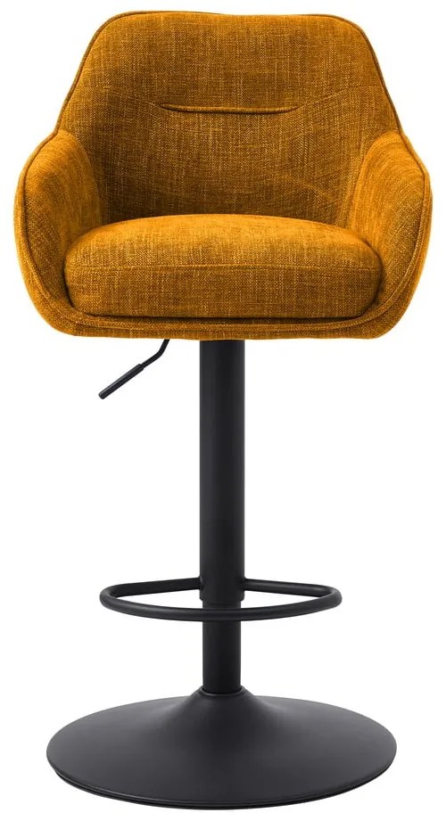 Pomarańczowe hokery zestaw 2 szt. (wysokość siedziska 69 cm) Avola – Unique Furniture