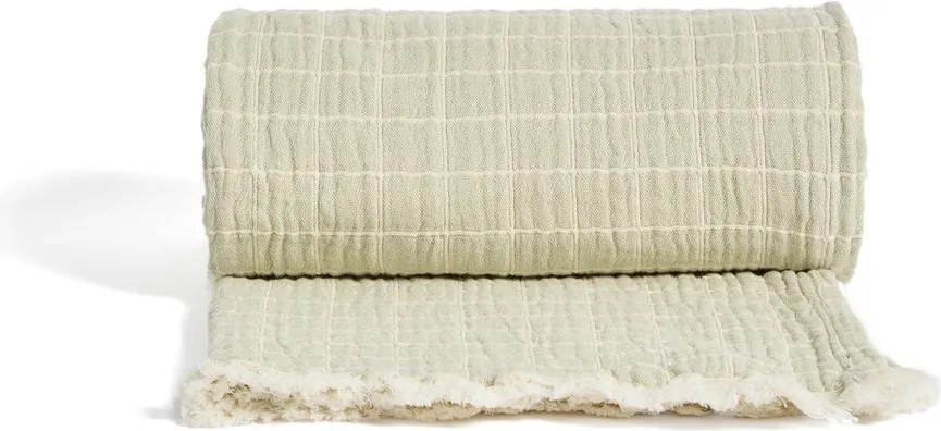 Jasnozielony koc dziecięcy żakardowy 130x170 cm Tivaro – Kave Home