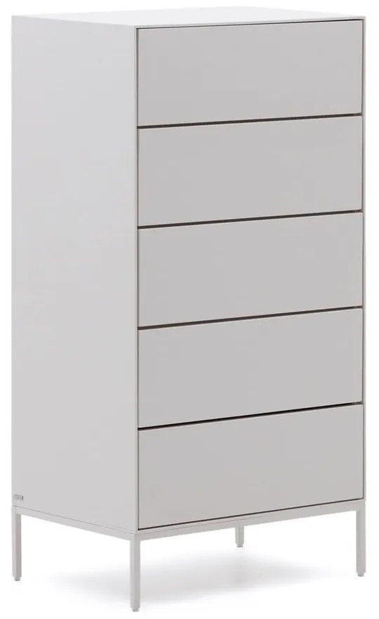 Biała wysoka komoda 60x114 cm Vedrana – Kave Home