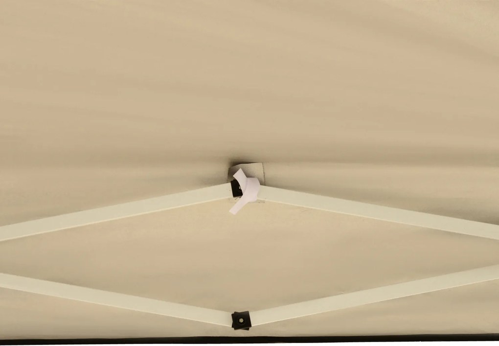 Outsunny Pawilon 2,95 x 2,95 m Składany Pawilon Ogrodowy, Partytent, Ochrona przed UV, Stal+Tkanina Oxford, Czarny