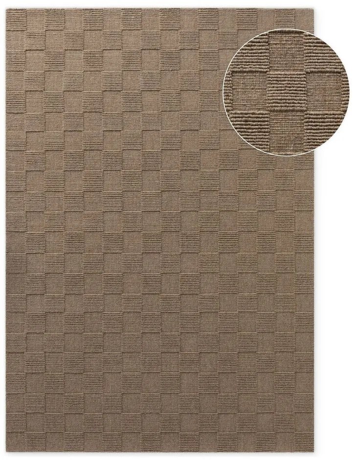 Brązowy wełniany dywan tkany ręcznie 160x230 cm Scala – Villeroy&Boch