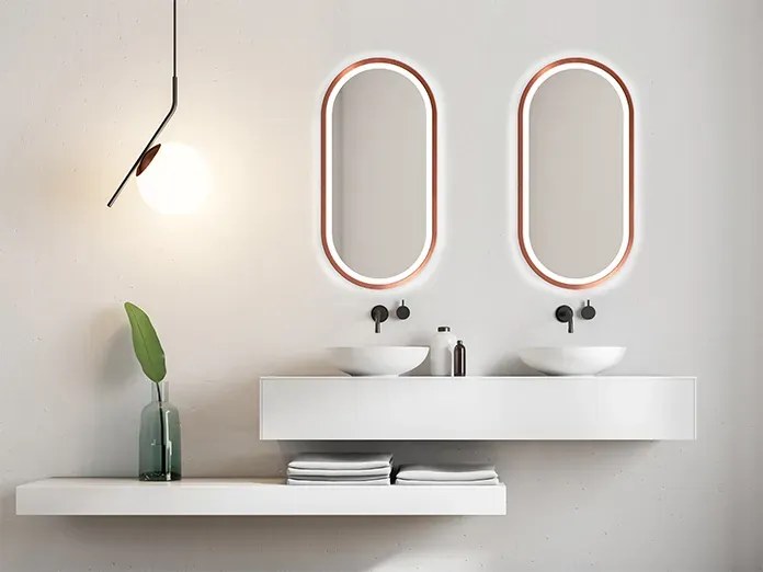 Lustro łazienkowe KORIA 60x100 z oświetleniem LED EXCLUSIVE MIRADO