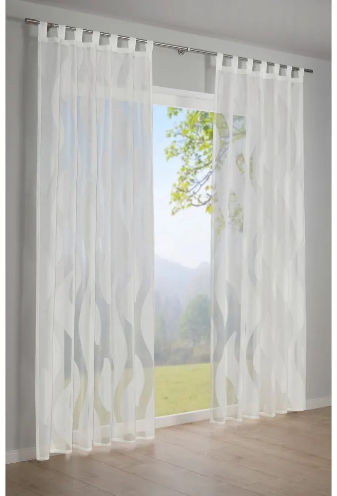 Biała firanka 245x140 cm Scherli – Gardinia