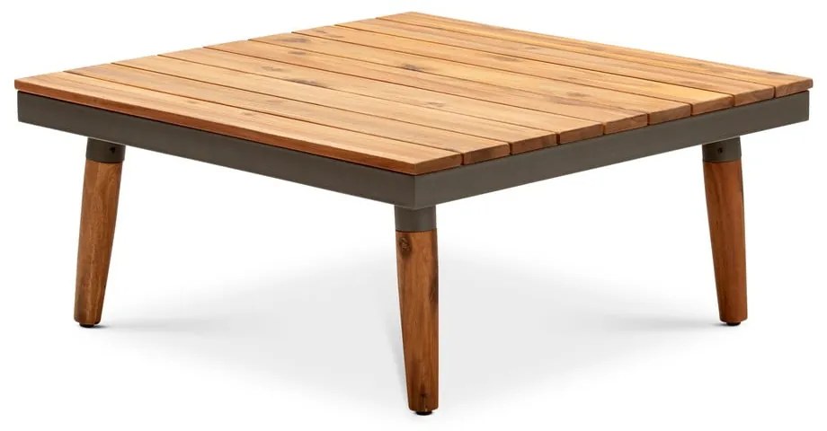 Szara sofa ogrodowa z konstrukcją z drewna akacji Bonami Selection Lustio