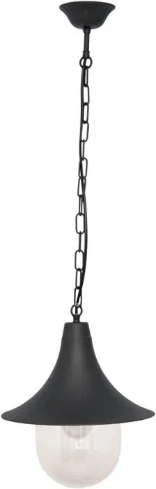 Czarna lampa zewnętrzna wisząca retro - S317-Cardan