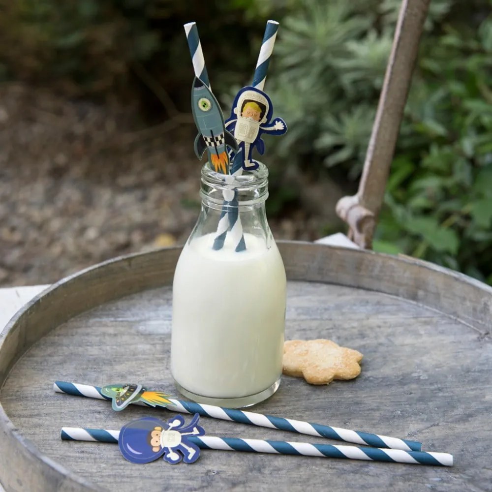 Zestaw 4 słomek Rex London Space Adventures