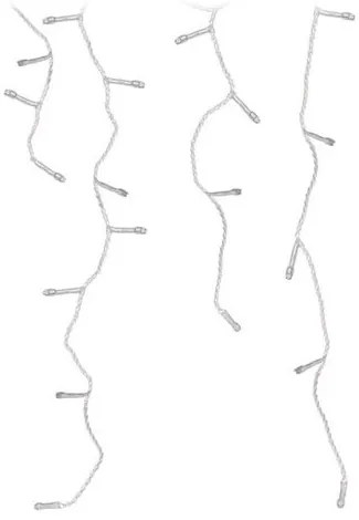 Świąteczna kurtyna świetlna 180 LED, IP44, 6 m, biały