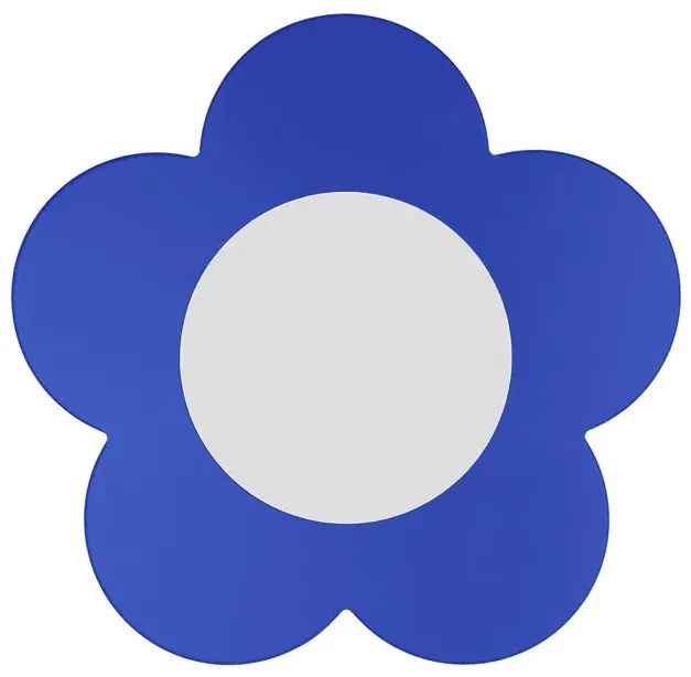 Niebieska lampa wisząca dziecięca kwiatek - S200 R7-G62