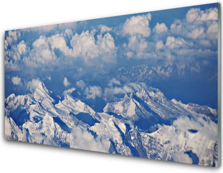 Szkło nad Blatem Majestat Gór Nad Chmurami