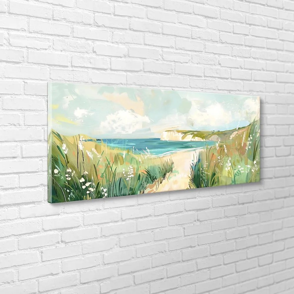 Obraz 60x150 cm Gouache Sea – Styler