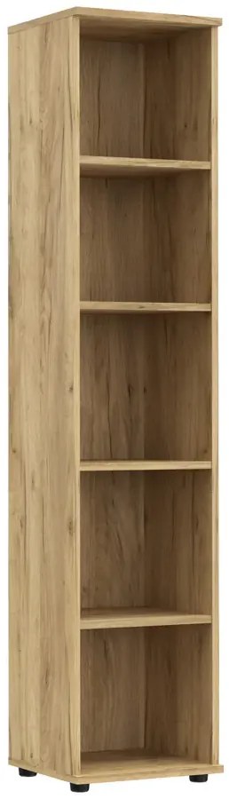 Otwarty regał biurowy dąb craft - Etop