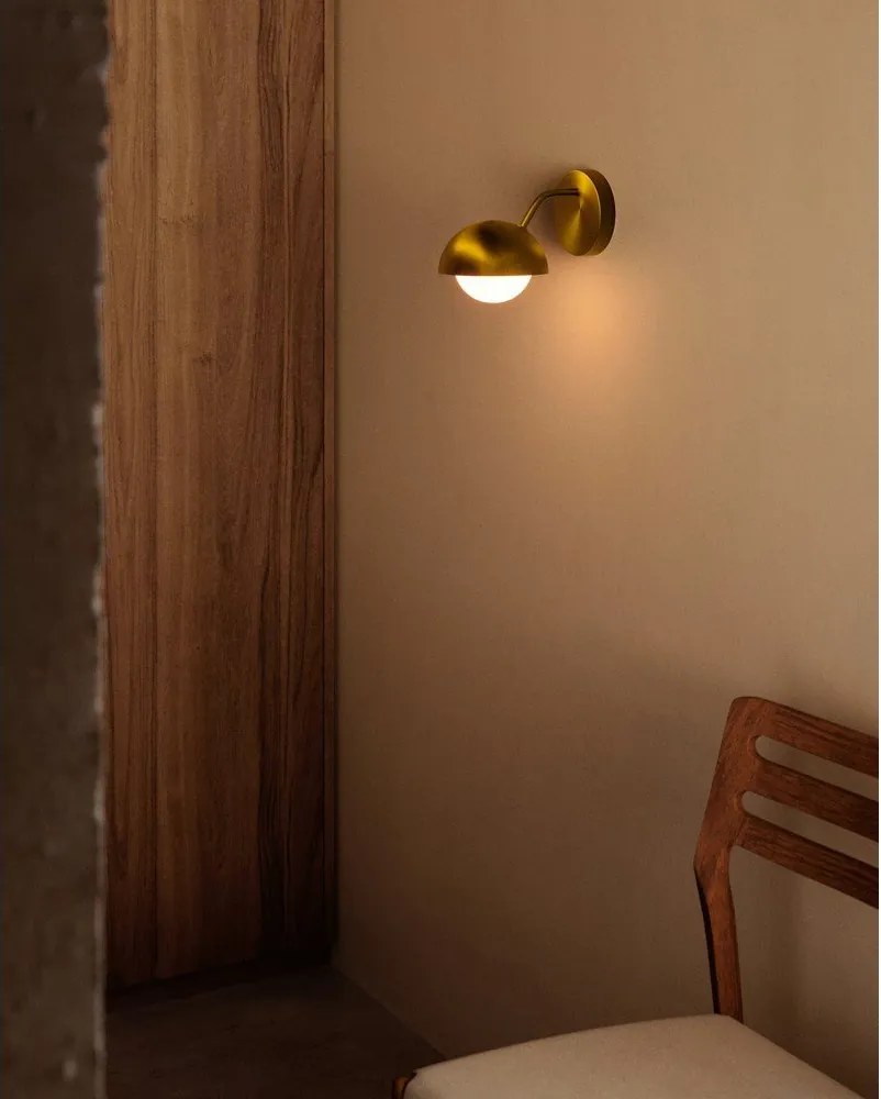 Kinkiet w kolorze złota ø 15 cm Lonela – Kave Home