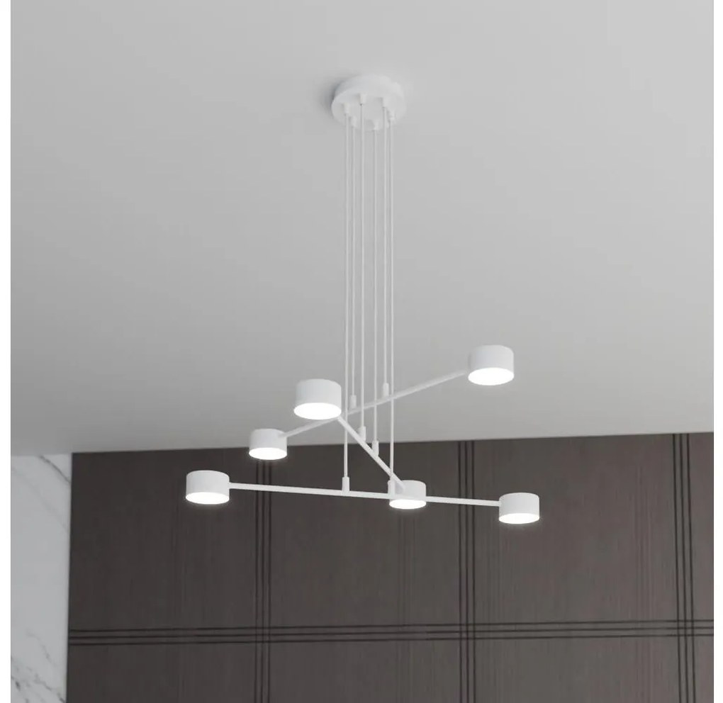 Żyrandol na lince MODUS 6xGX53/10W/230V biały